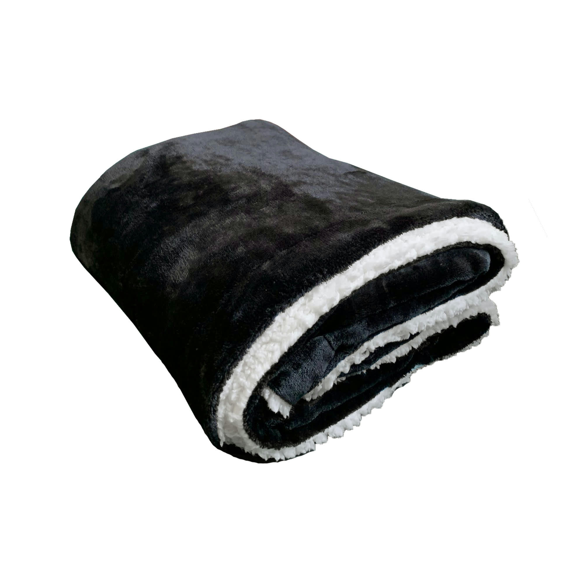 MOUTON - Plaid Polaire doublé imitation 