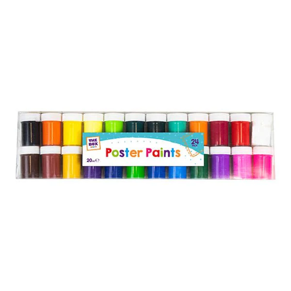 The Box Create Poster Paints 20ml 24 Pack
