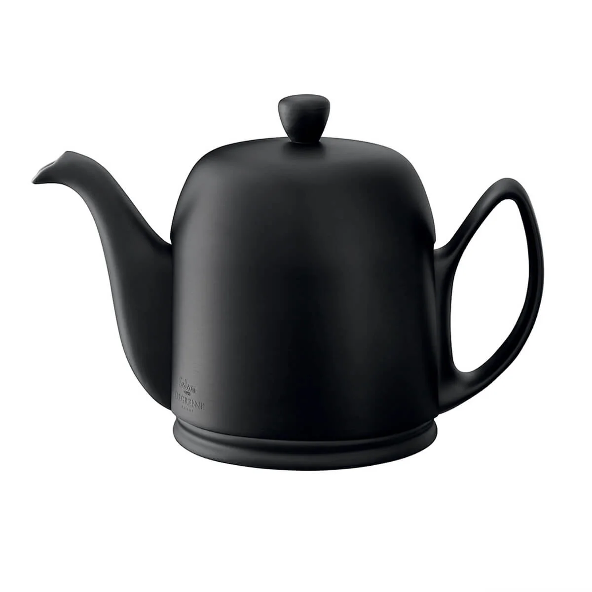 Théière 6 tasses cloche noire