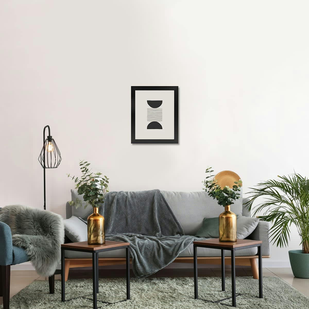 ETERNEL - Cadre photo design noir 24x30 cm bois reconstitué fsc