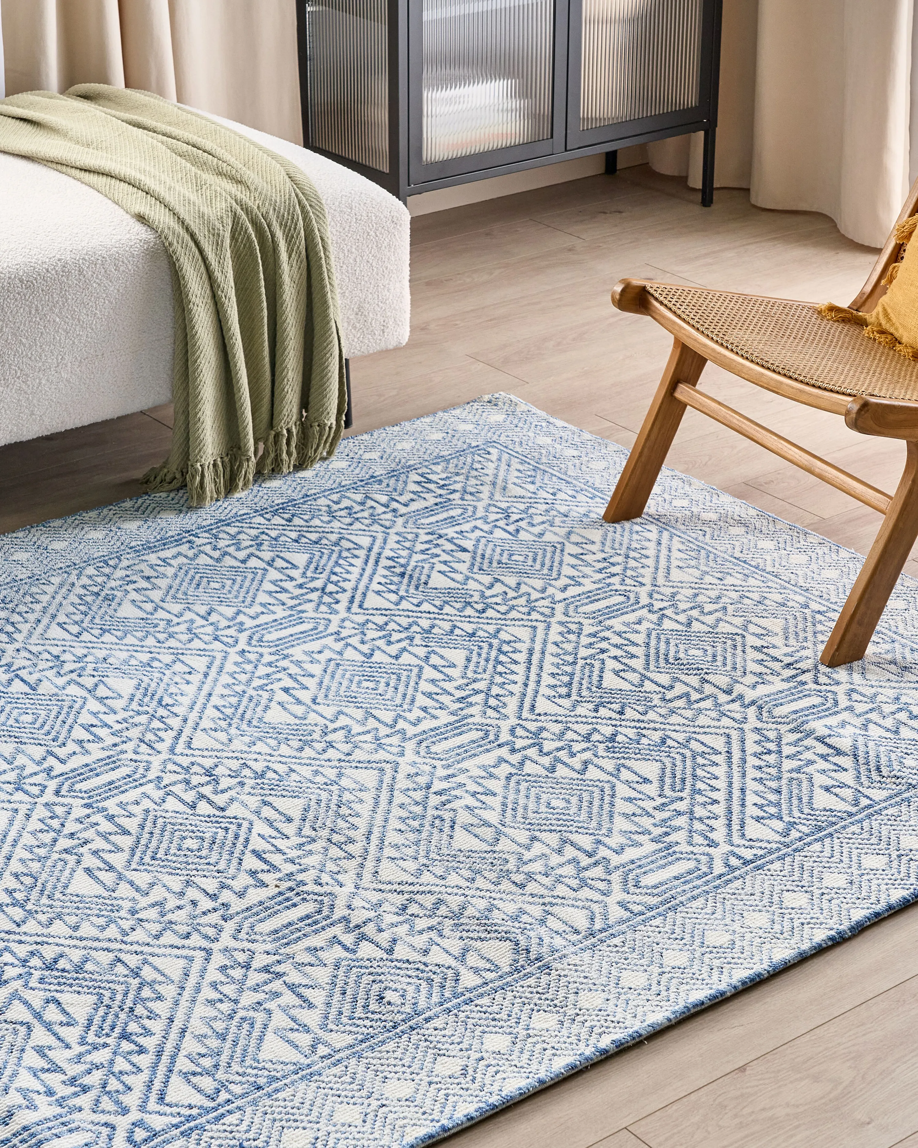 Rug KAWAS Blue 160 x 230 cm