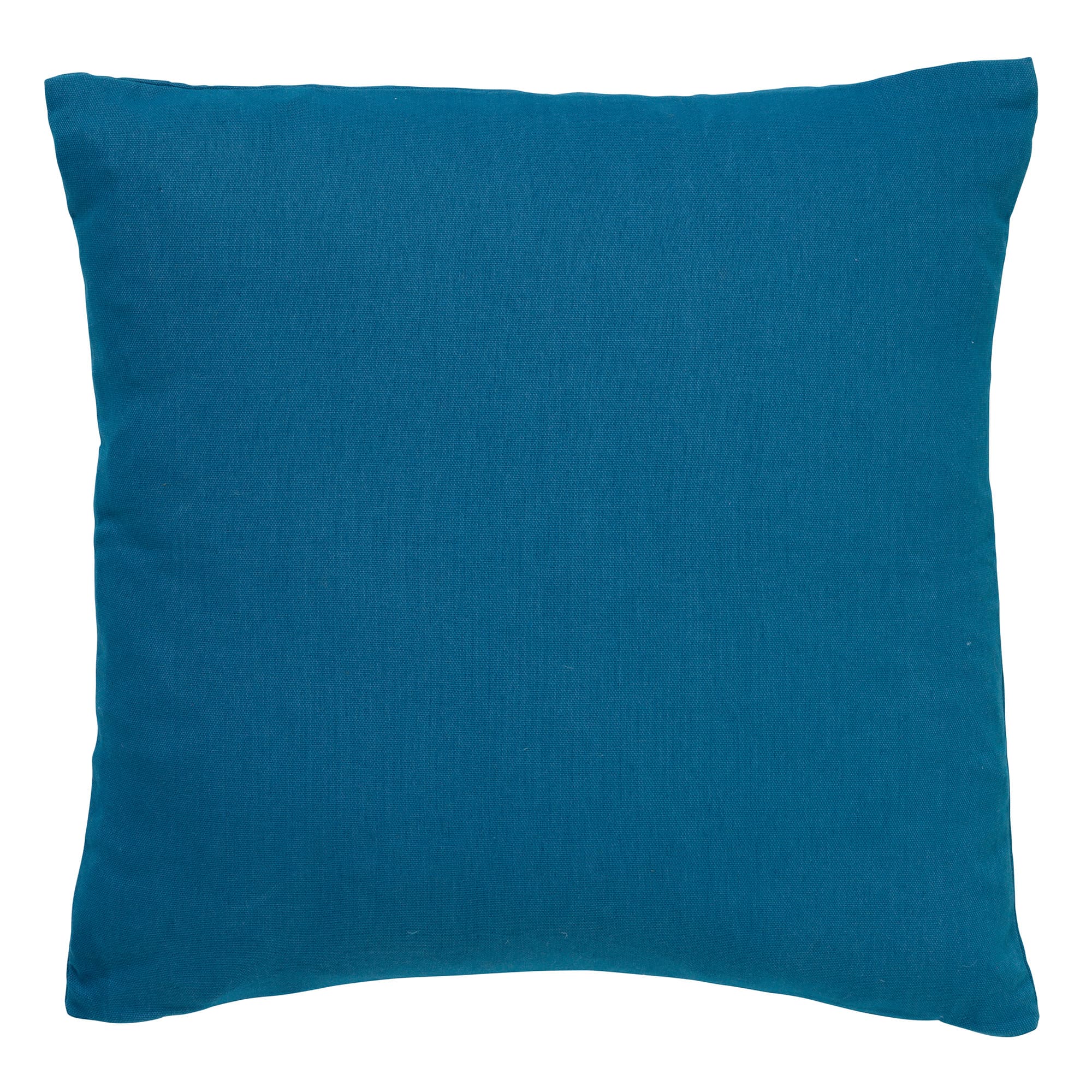 JAMES - Kussenhoes 45x45 cm - duurzaam katoen - effen kleur - Provincial Blue - lichtblauw