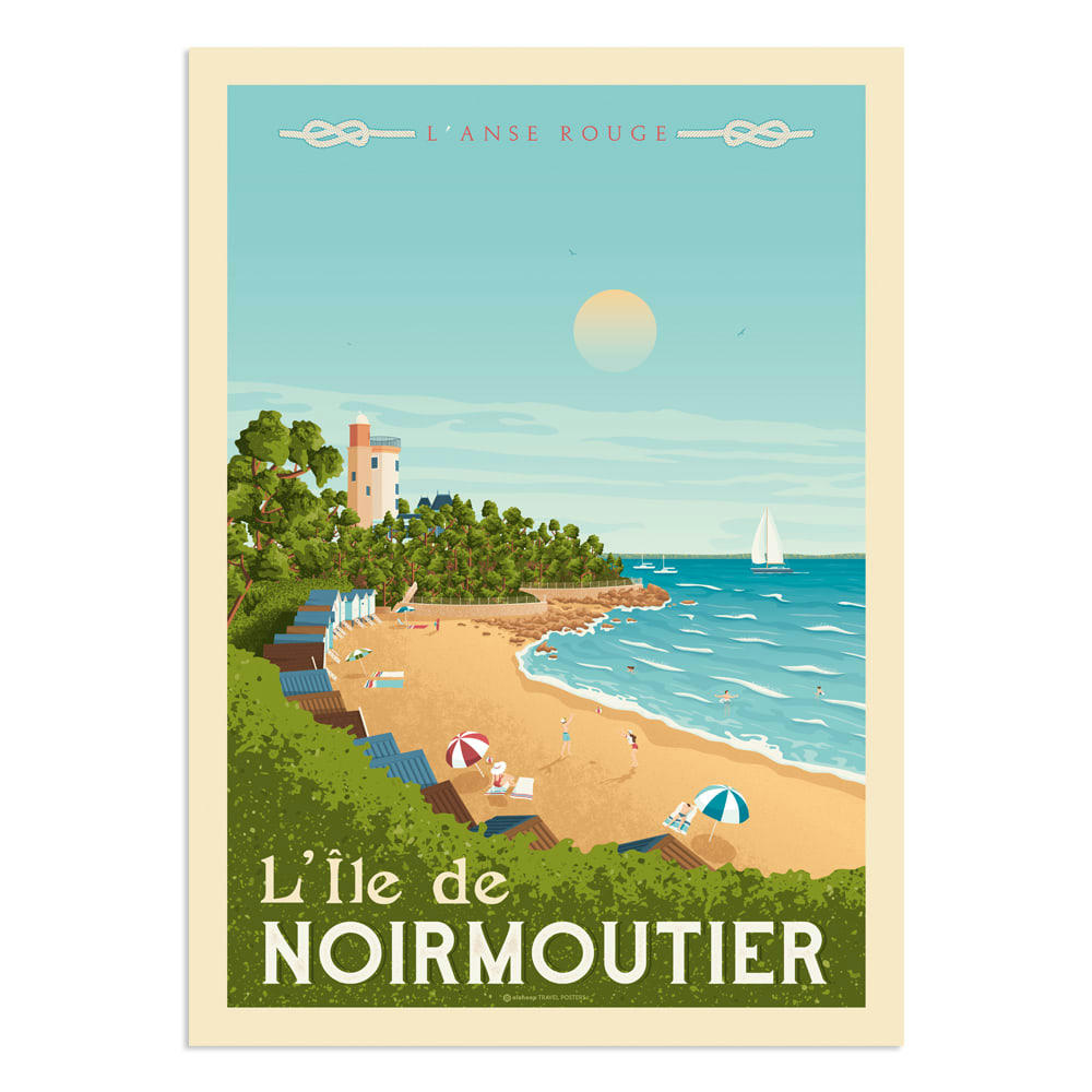 - Affiche Noirmoutier  21x29,7 cm