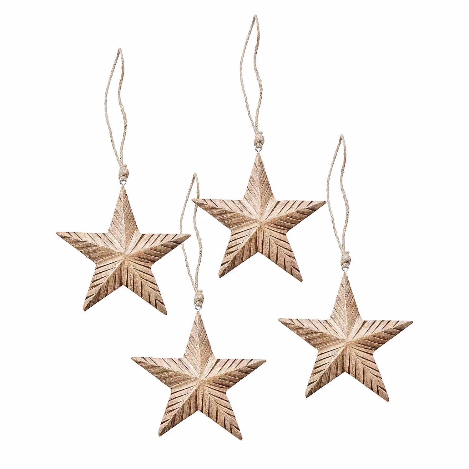 HANG ON Baumanhänger Stern 4er-Set
