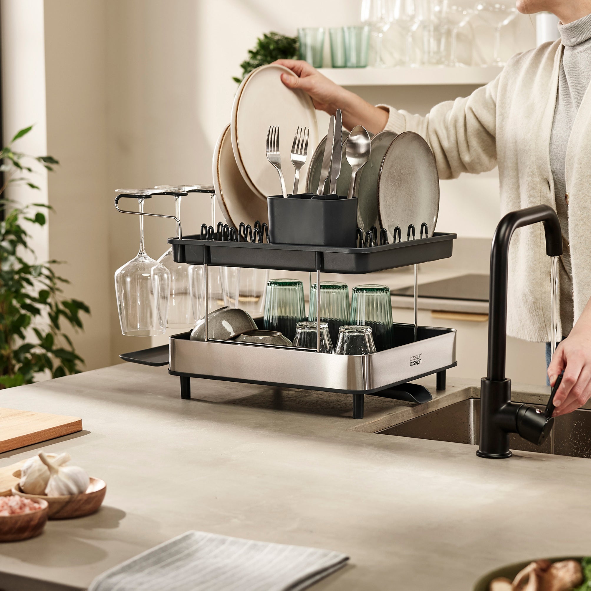 Joseph Joseph - Afdruiprek, 2 Lagen, Grijs - Joseph Jospeh   Excel