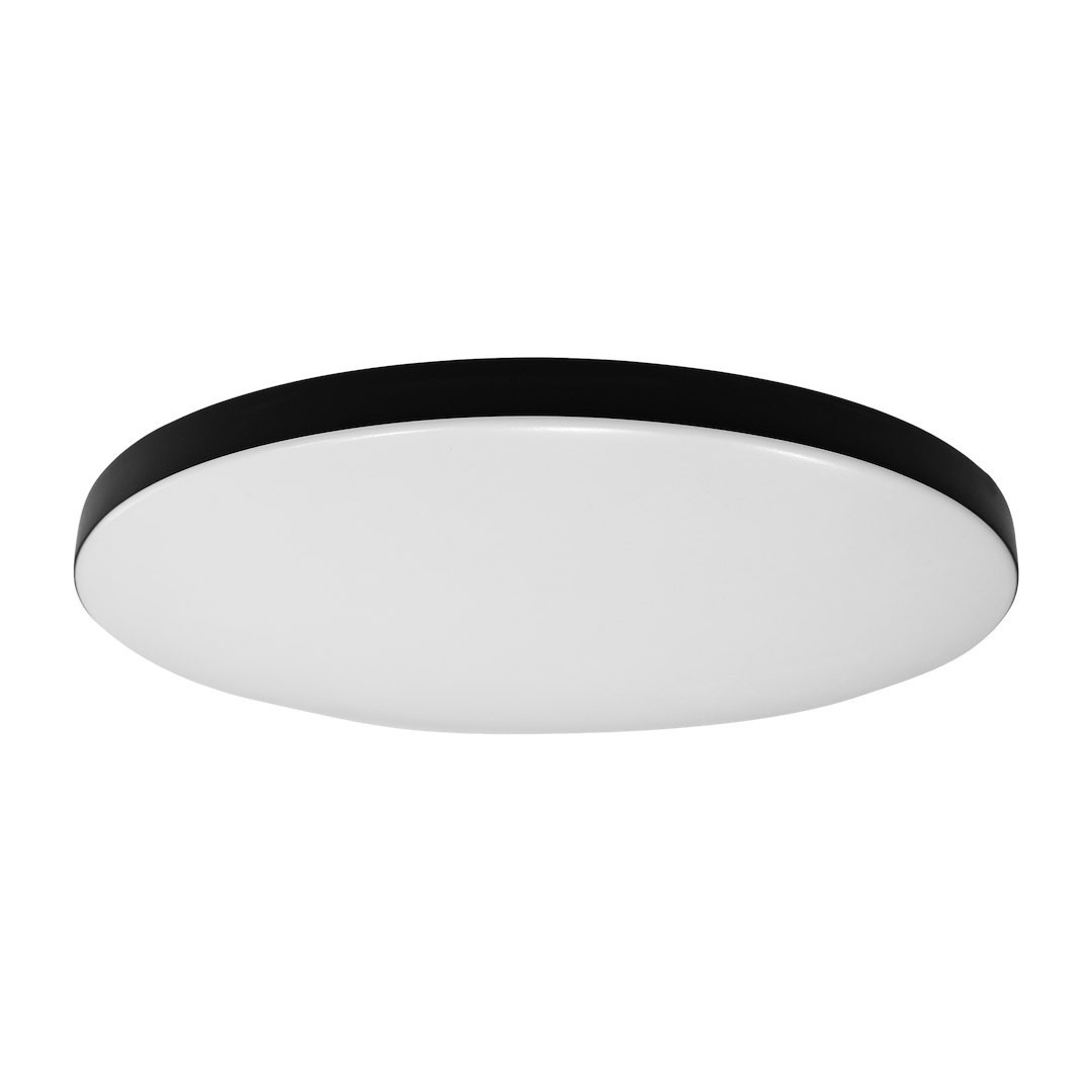 Plafon SIENA z pilotem okrągły czarny LED 1x80W 75cm 8000lm IP20 Milagro