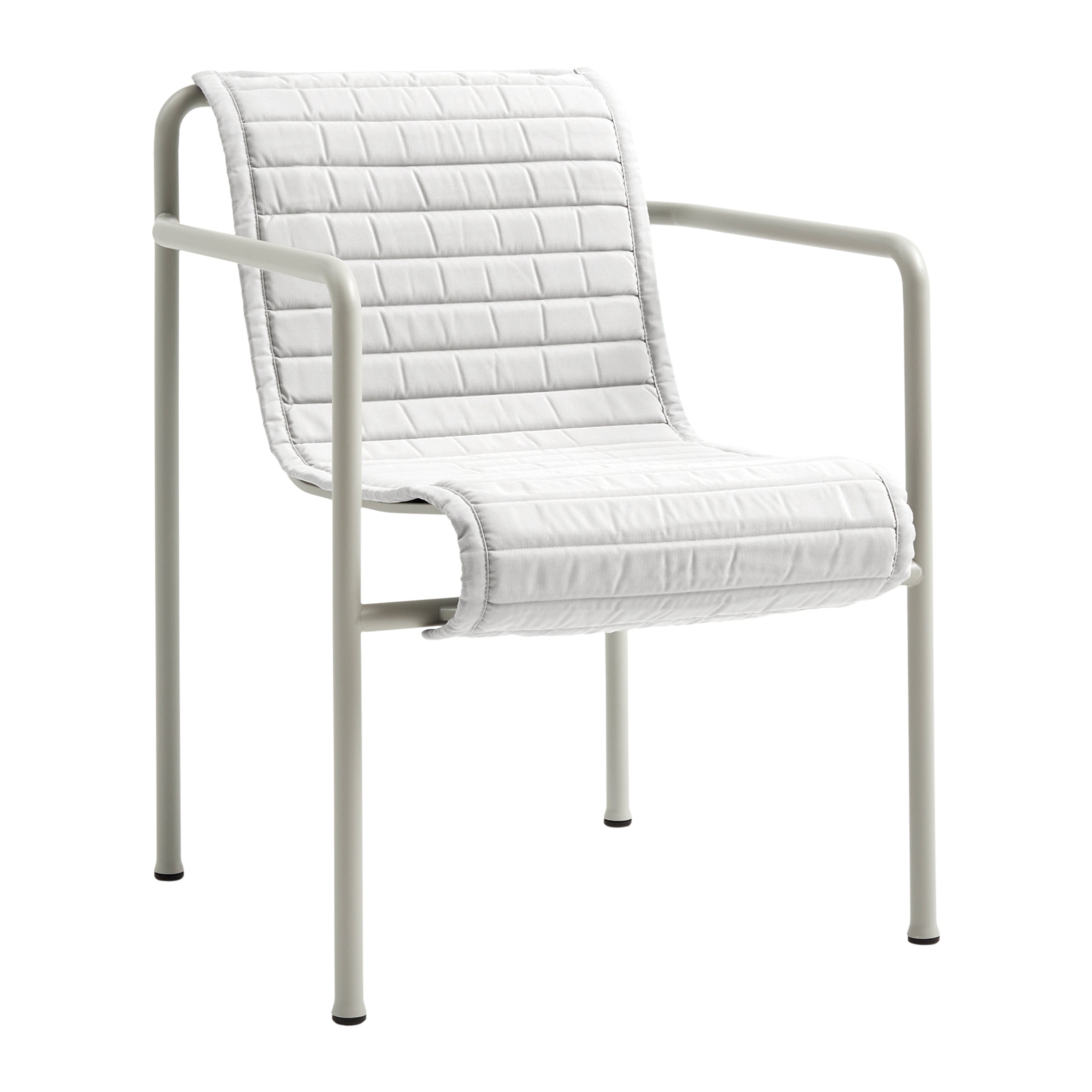 HAY Palissade Quilted Kussen voor Tuinstoel - Sky Grey