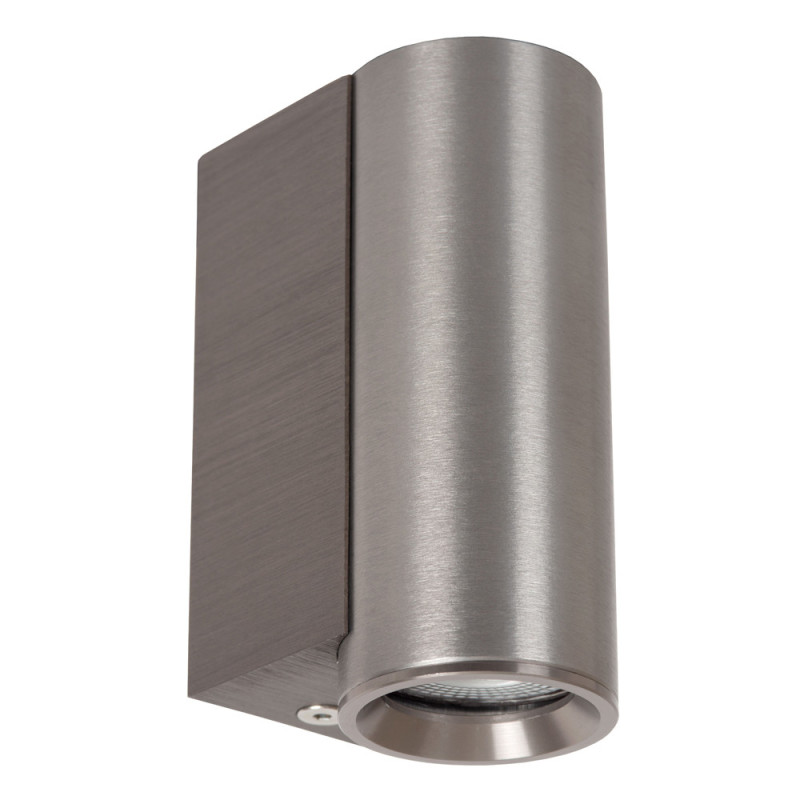 Applique extérieure Dupla fer gris GU10 3,8 W LUCIDE