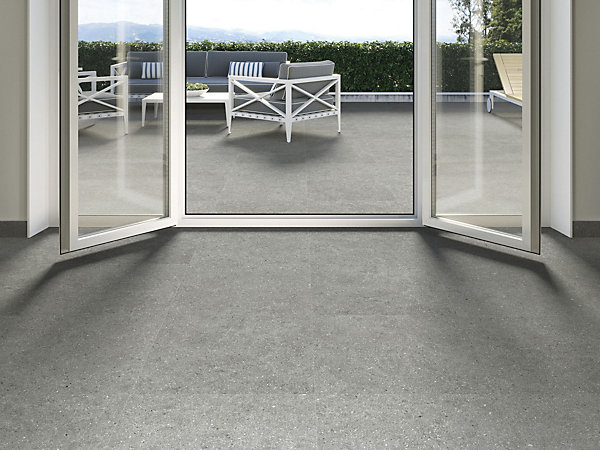 Carrelage Aspect bétonBruch gris antiderapant R-11 60x60 cm