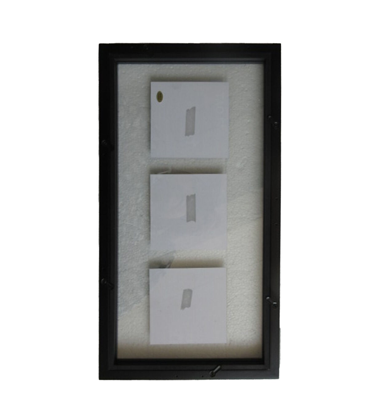 Innovative Creations 8 x 16 Black Wood Float Photo Frame