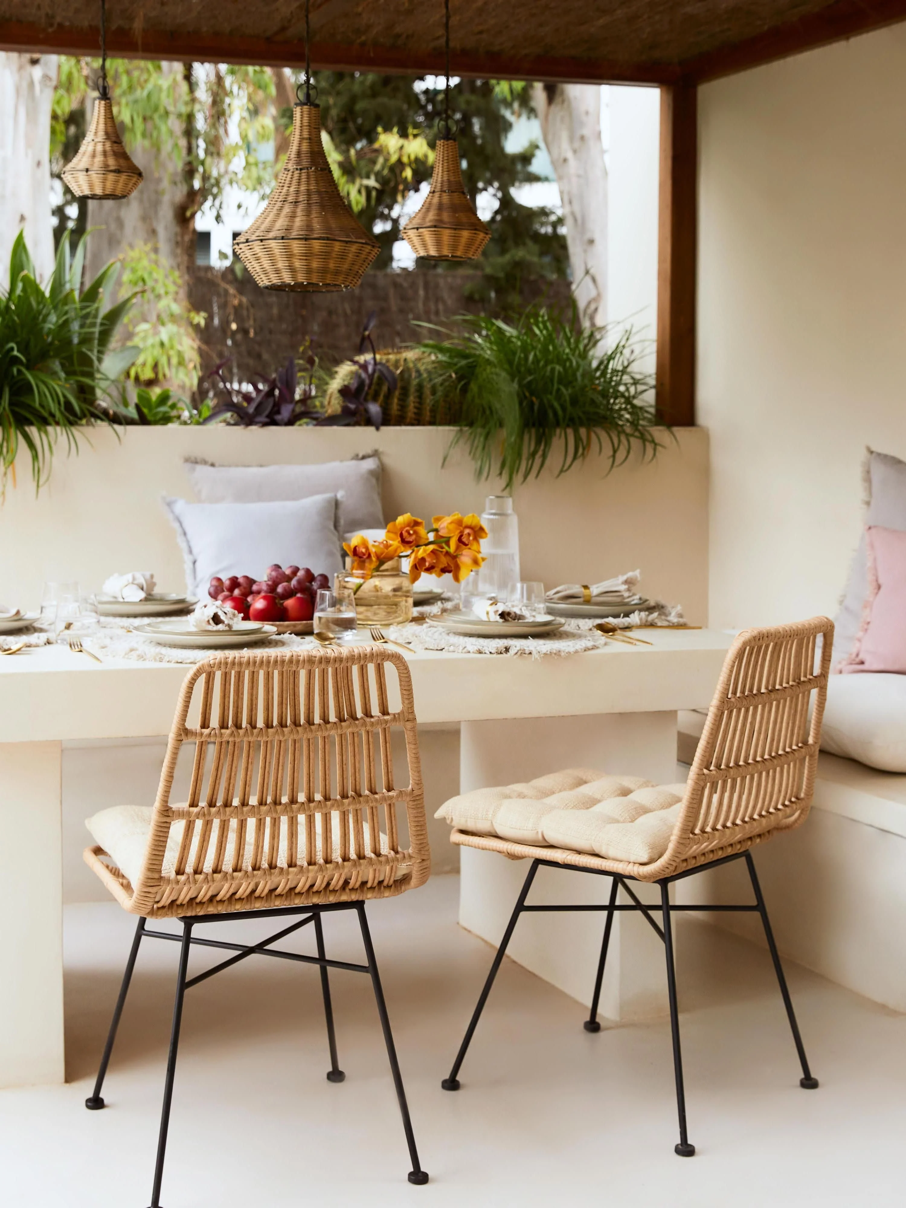Stühle Costa aus Polyrattan, 2er-Set