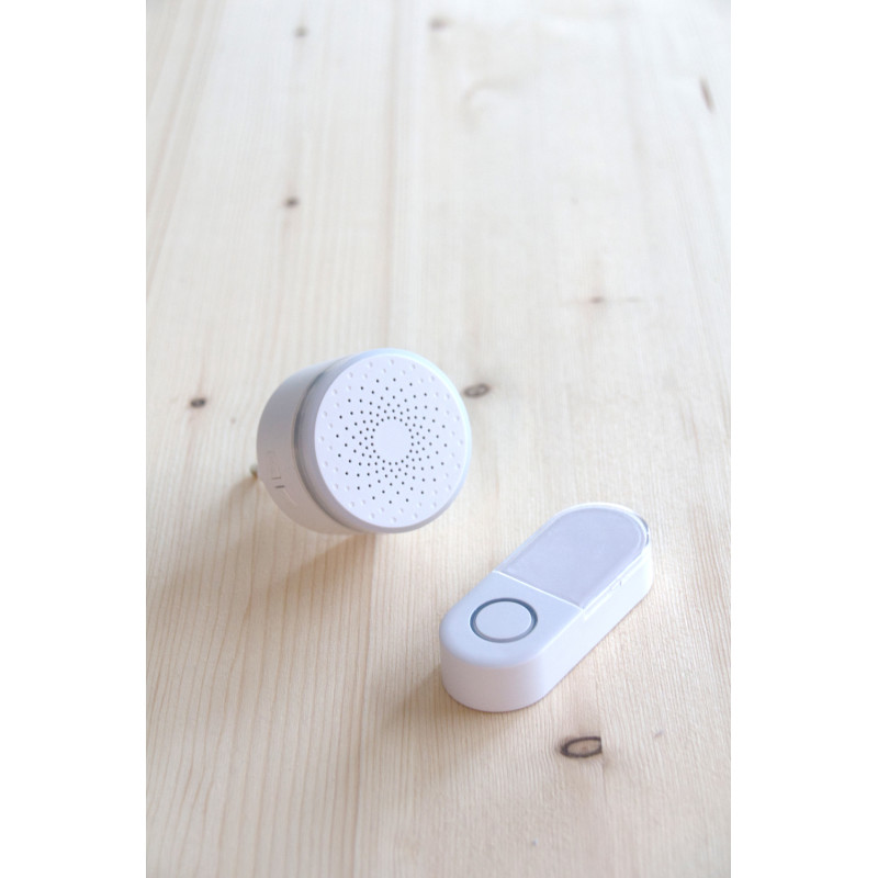 Carillon sans fil sur secteur Design 150 m blanc DIO
