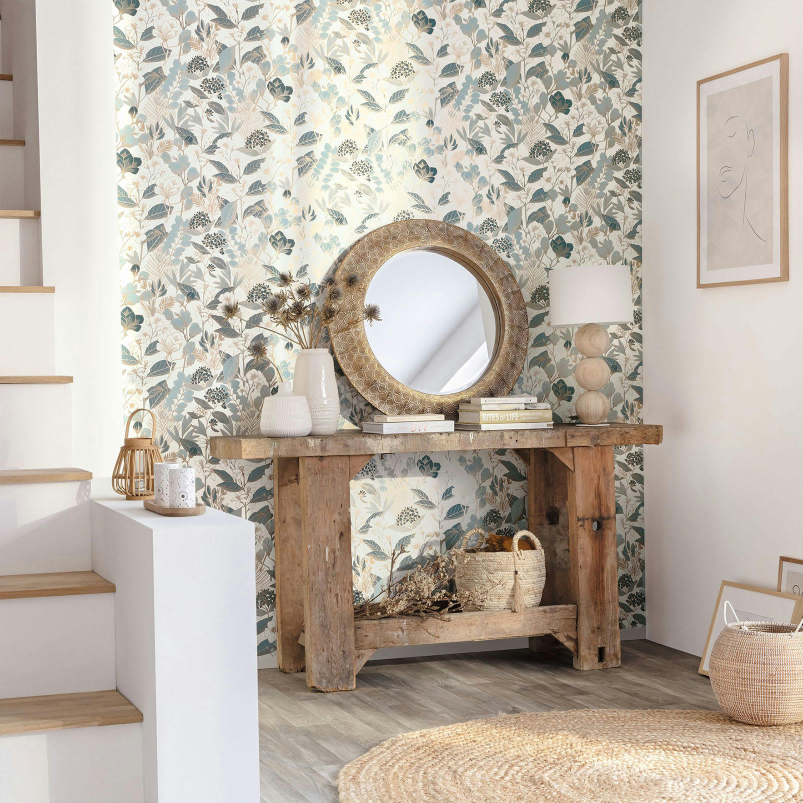 - Papier peint mural Pastoral 0,53x10 mètrescm