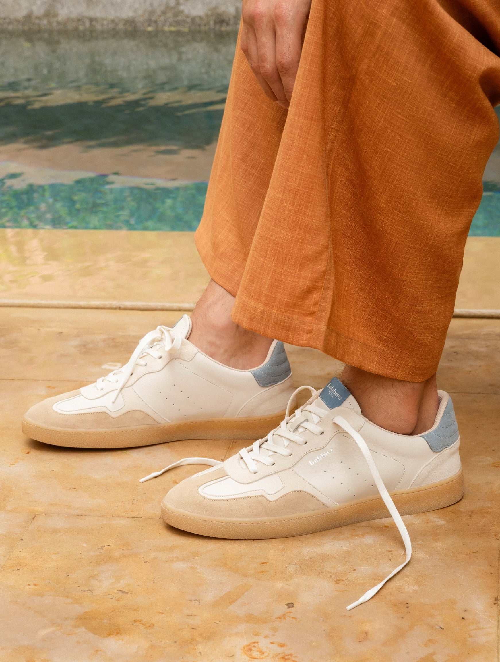 Davis Blanc Cassé & Bleu Froid