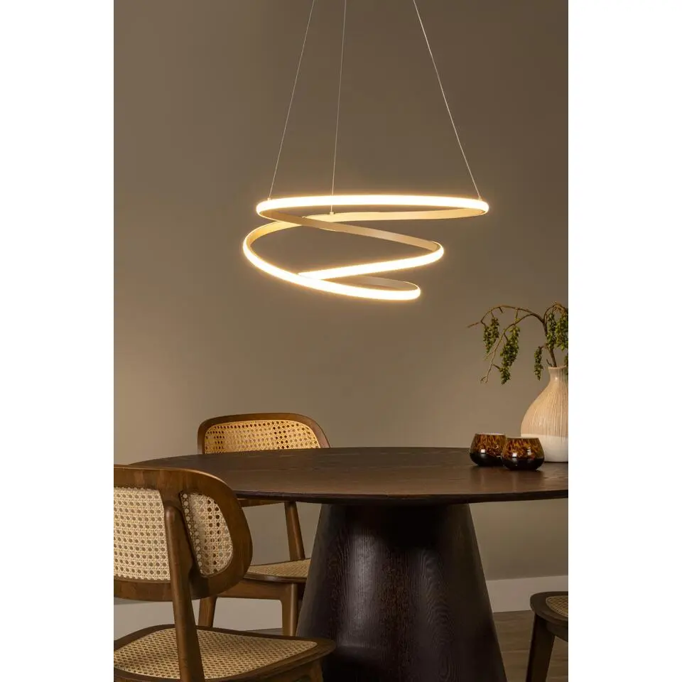 Lucide ESPIRAL Hanglamp - Taupe