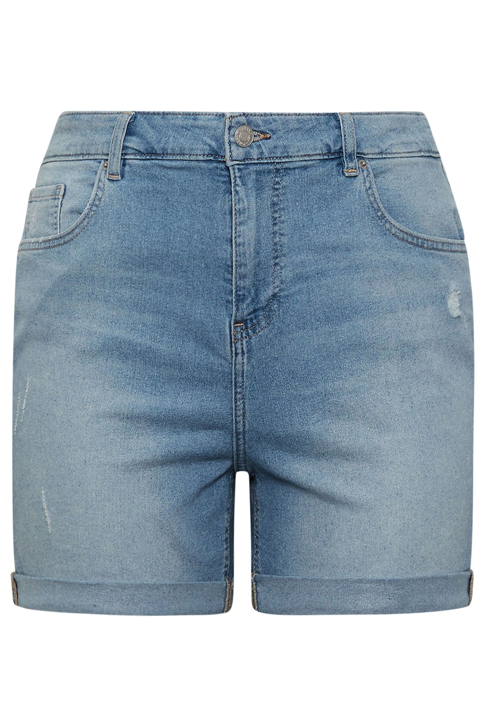 Yours Denim Boyfriend Shorts