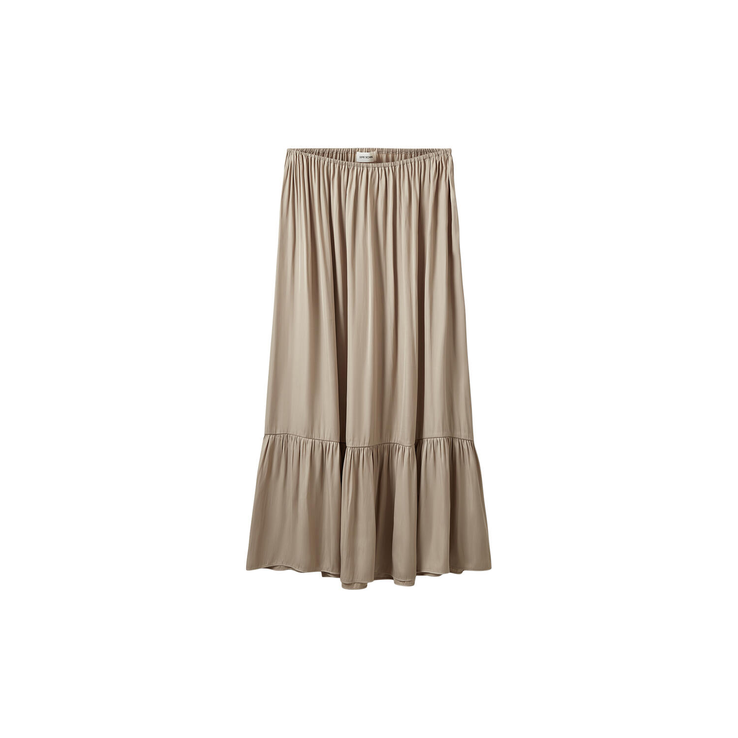 MILIASW MAXI SKIRT, feather gray