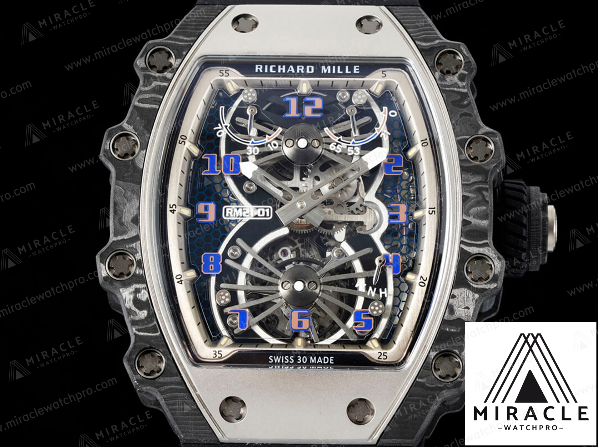 Replica Watch-RICHARD MILLE-ref.RM 21-01-Elite Clone-42mmx51mm