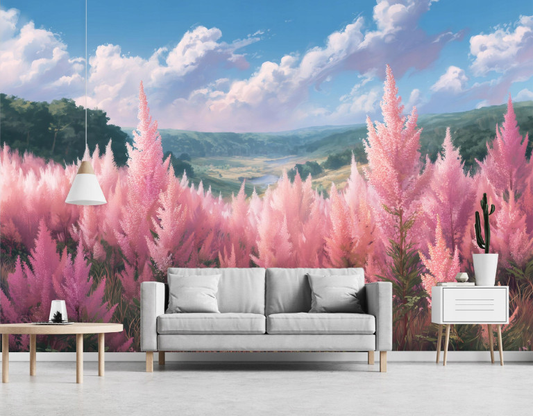 Fototapeta Kwiaty Różowy Na Flizelinie Do Sypialni Salonu 250x175