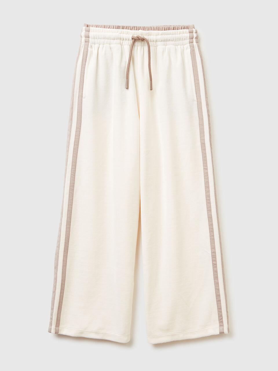 Wide chenille trousers