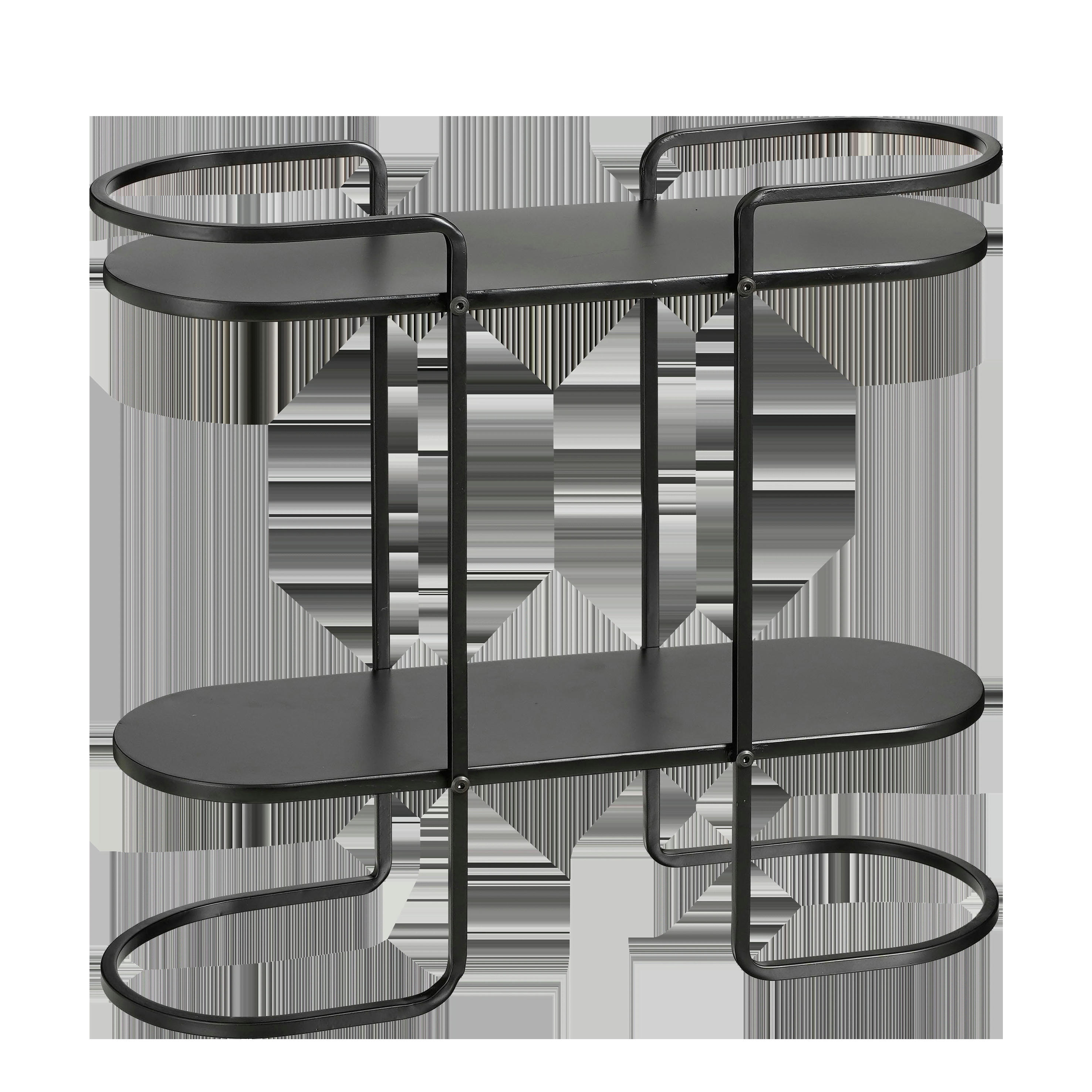 CORDOBA - Porte-plantes en métal noir H50