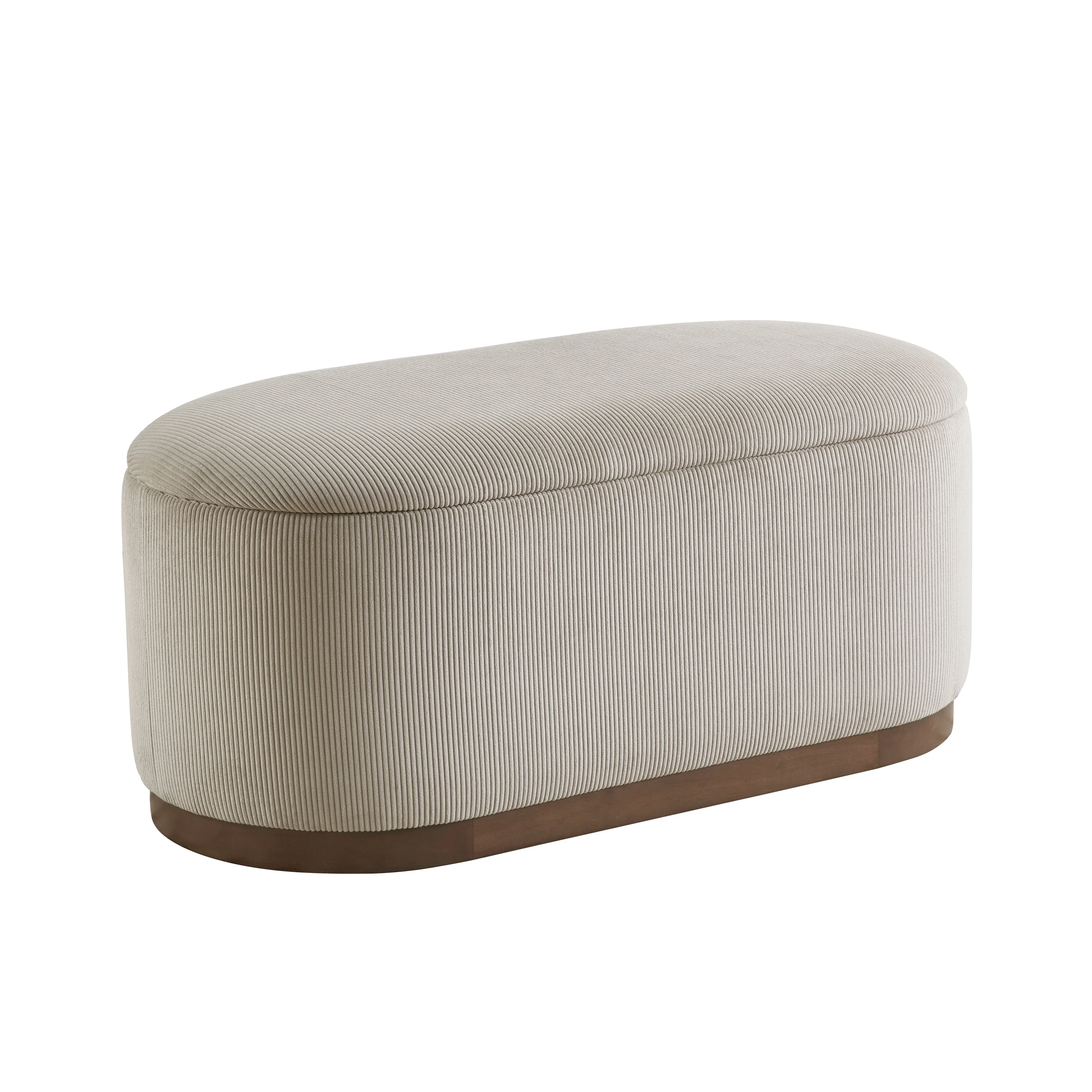 Lift Top Storage Bench Foam Cushioned Seat