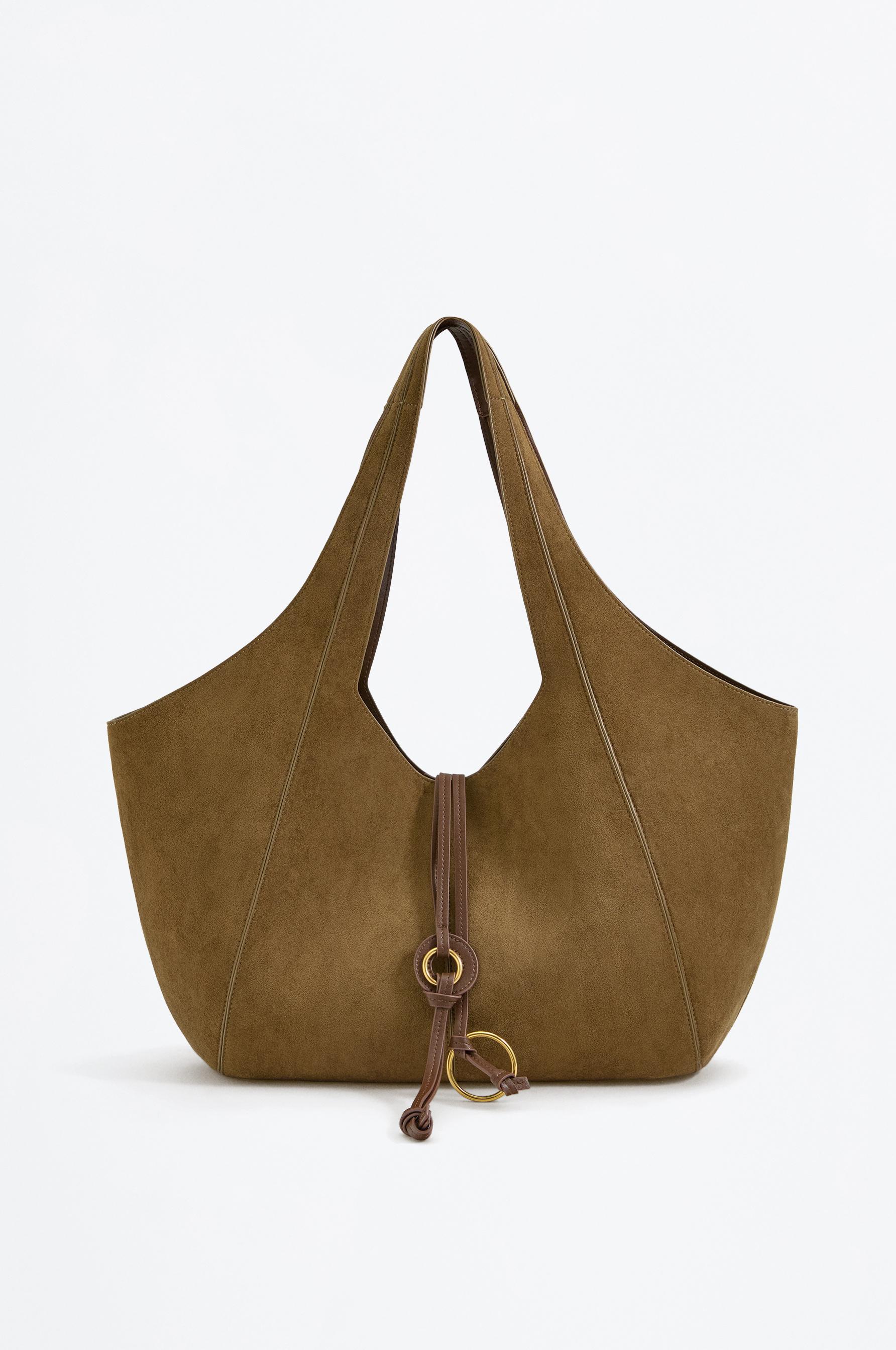 Bolso shopper efecto ante detalle
