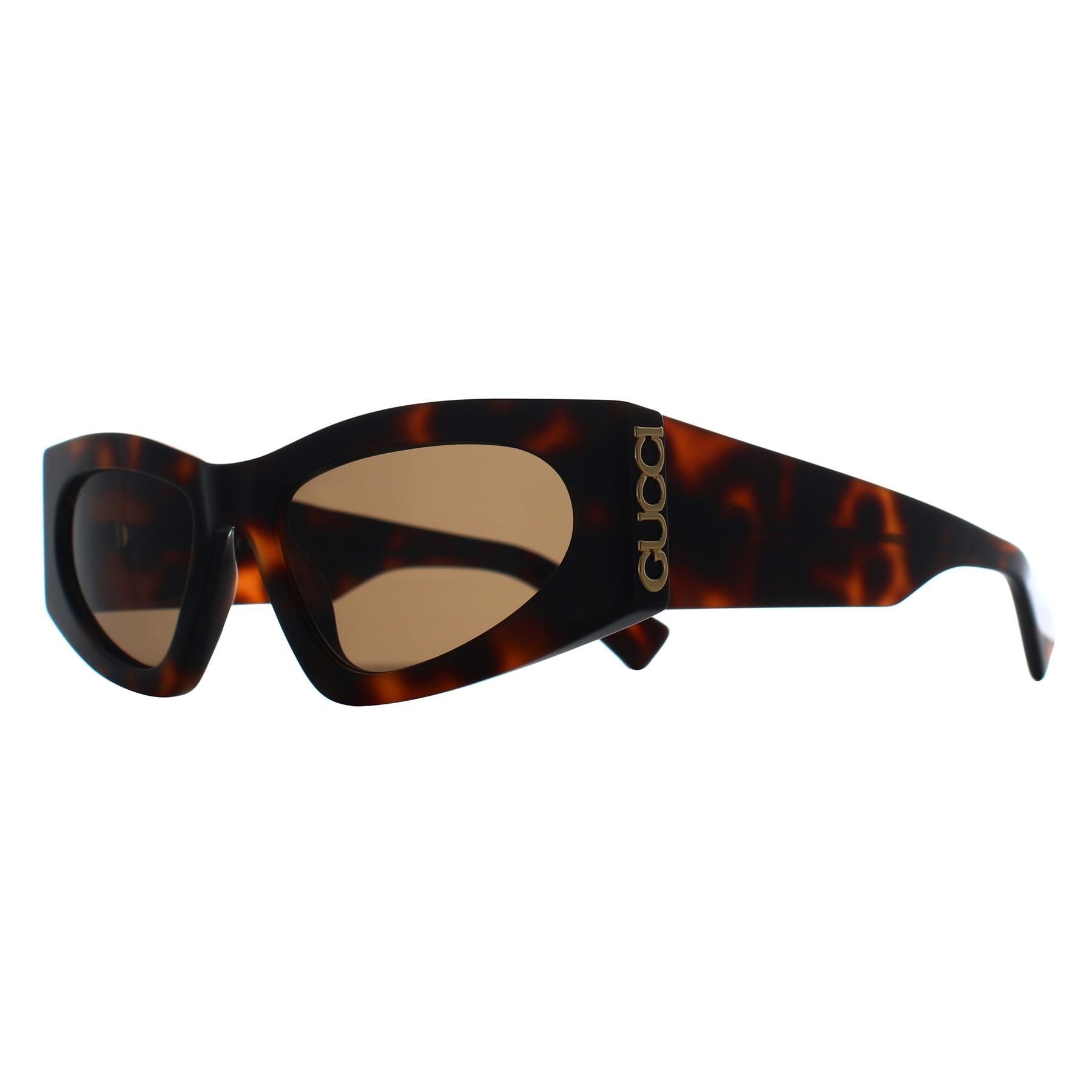Gucci Rectangle Havana Brown GG2040S