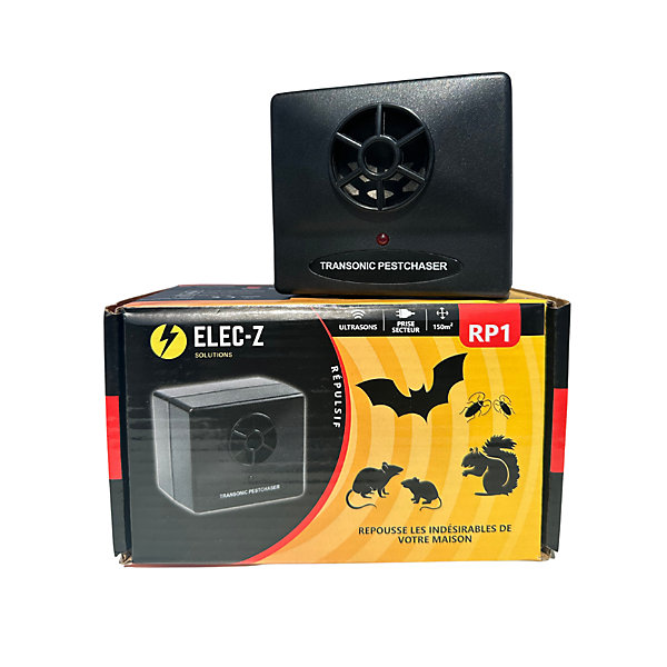 LOT 4 x RP1Répulsif Ultrason Efficace Anti Chauve-souris insecte Rongeur ELEC-Z