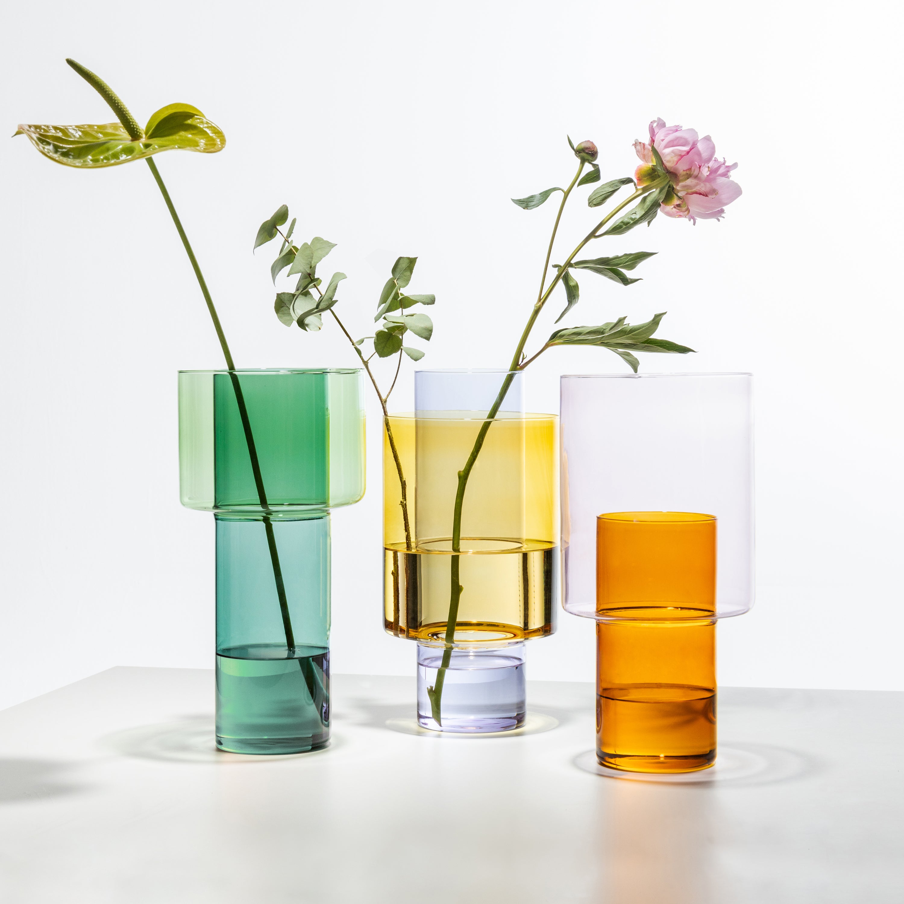 Ichendorf Milano Boreale Vaas - Amber / Roze