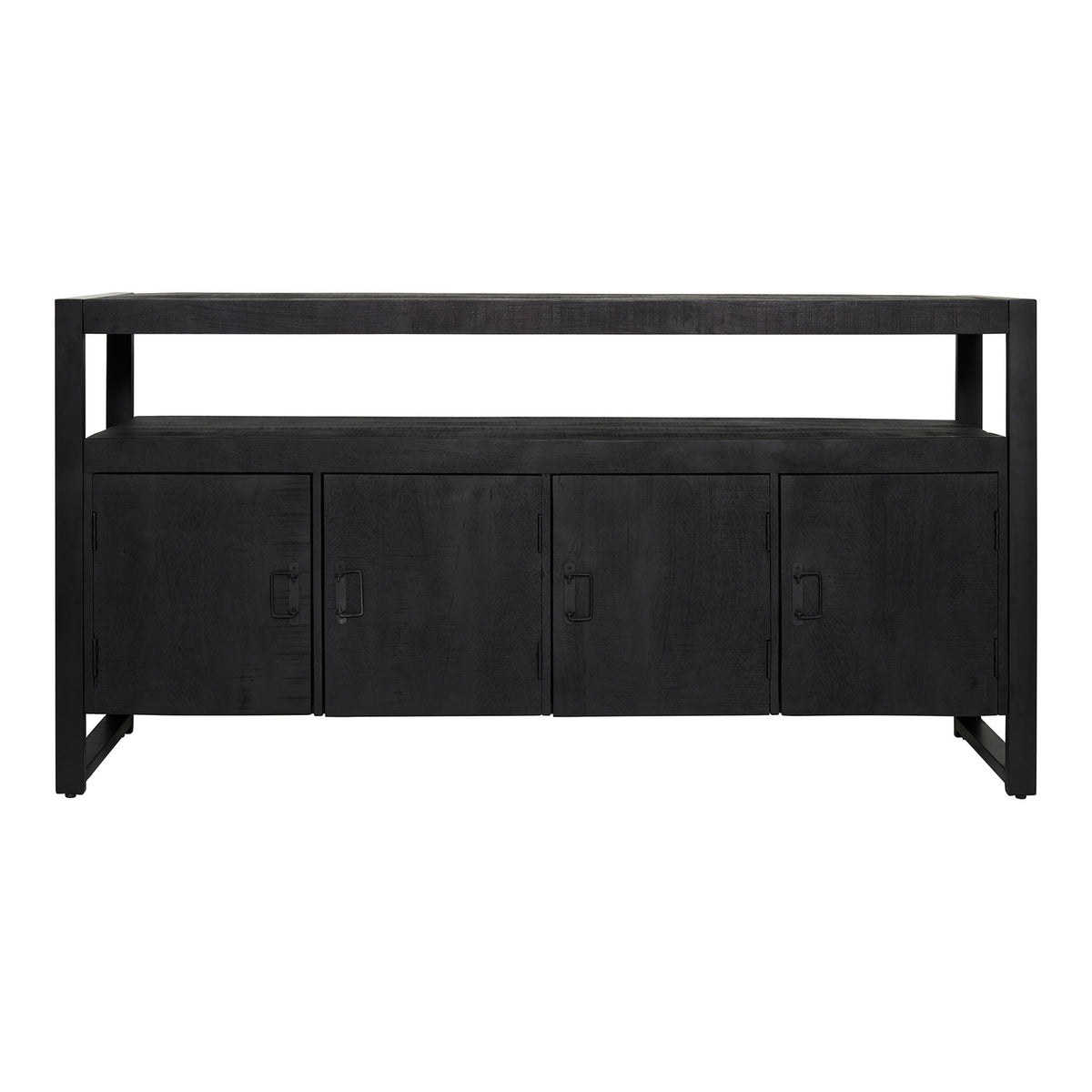 StarFurn Dressoir Boaz - Rechthoek Zwart Hout - 175x45x90cm