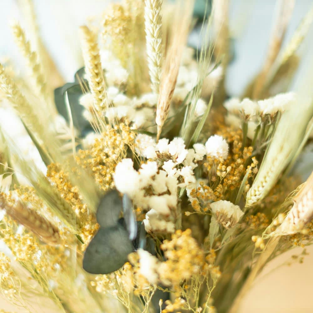 - Bouquet de fleurs séchées naturel et champêtre
