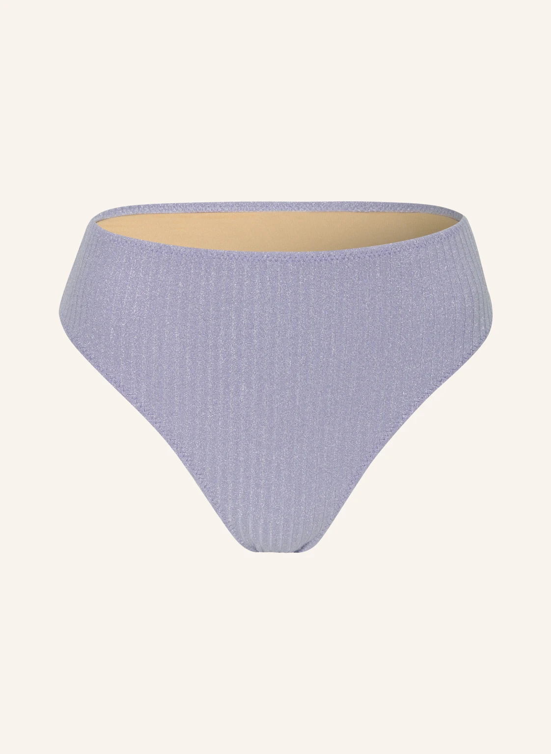 MARIE JO High-Waist-Bikini-Hose TINJIS mit Glitzergarn