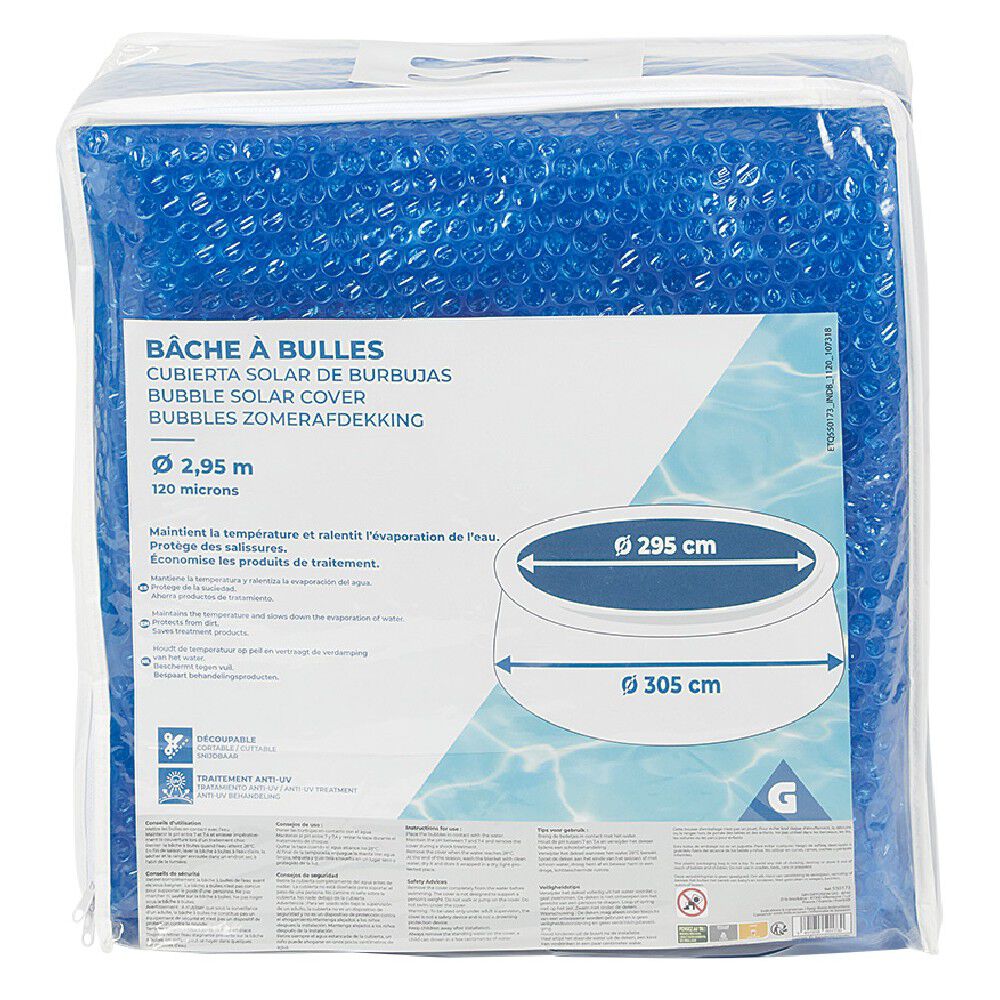 Bâche à bulles ronde Ø295 cm