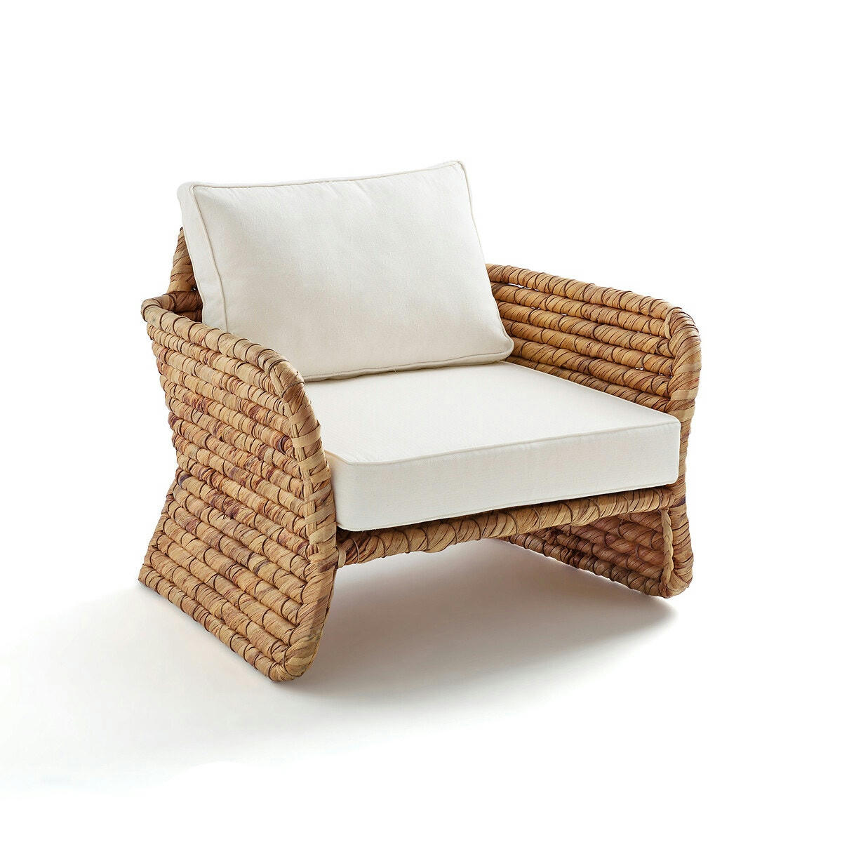 Fauteuil de jardin jacinthe d'eau tressée, Galbo