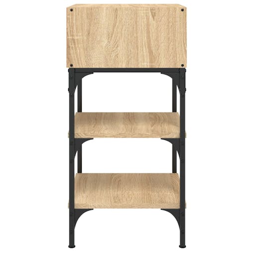 NNEVL Bedside Tables 2 pcs Sonoma Oak 35x34.5x70 cm Engineered Wood