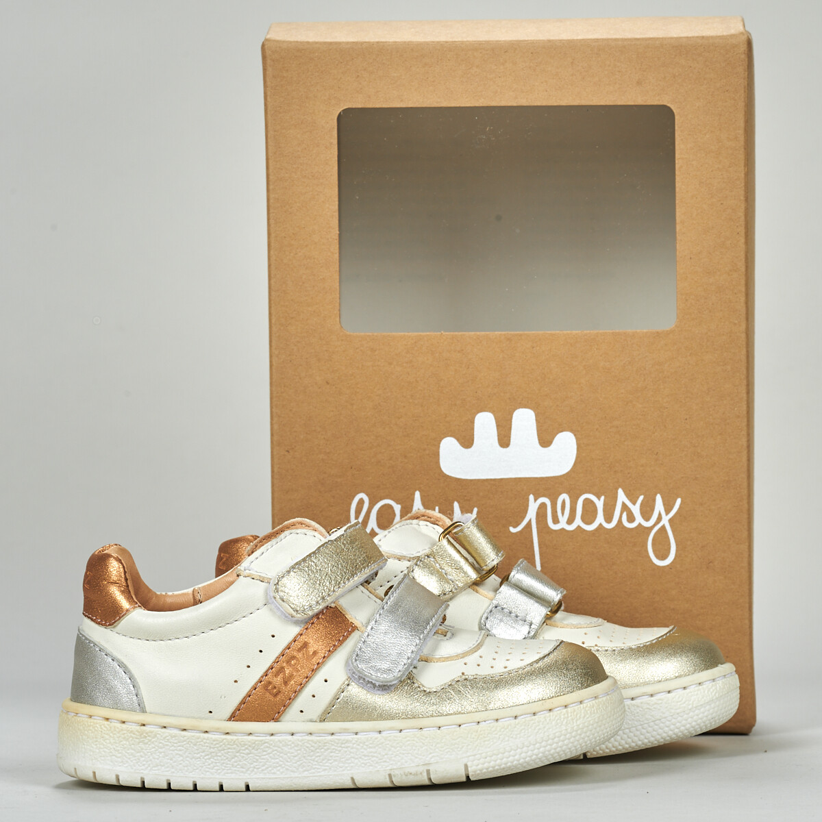 Easy Peasy - MY GRANDE BASKET VELCRO - White