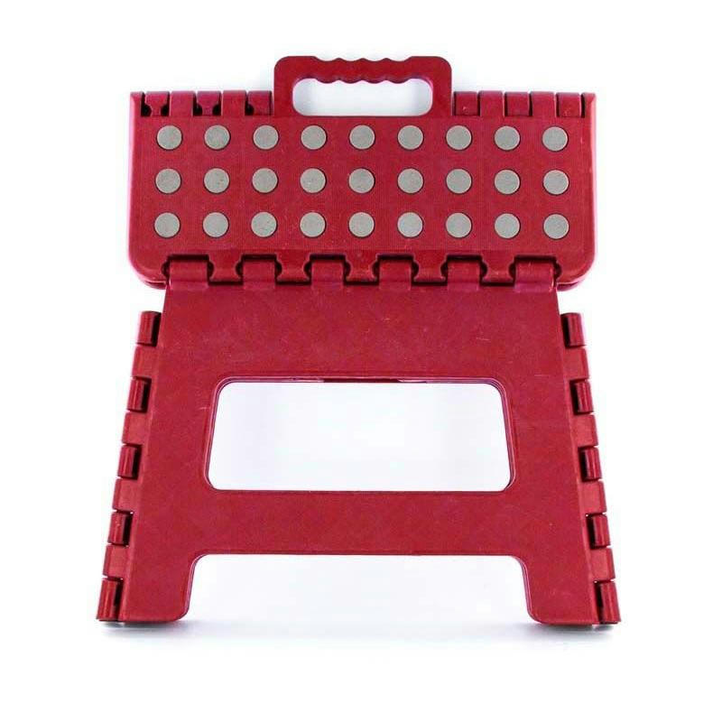 - Marche pied pliable compact rouge
