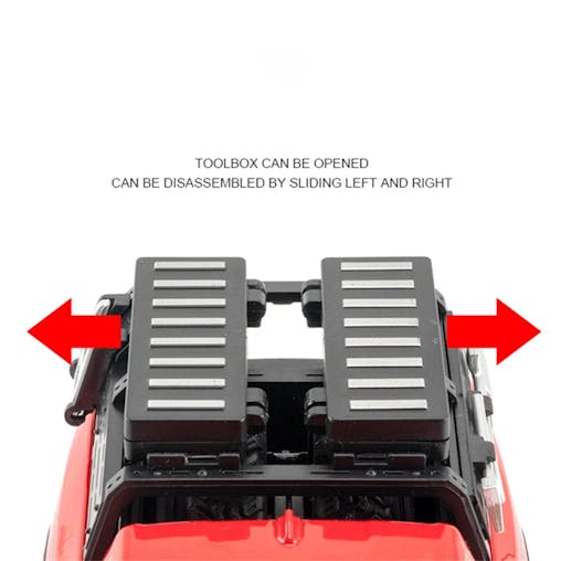 NNEOBA Mammoth TRX Pickup Alloy Diecast Model (Red)