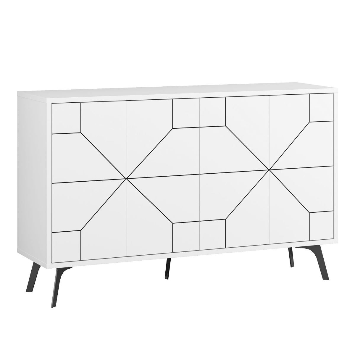 Calicosy - Dressoir met 4 deuren DUNE - B123 cm
