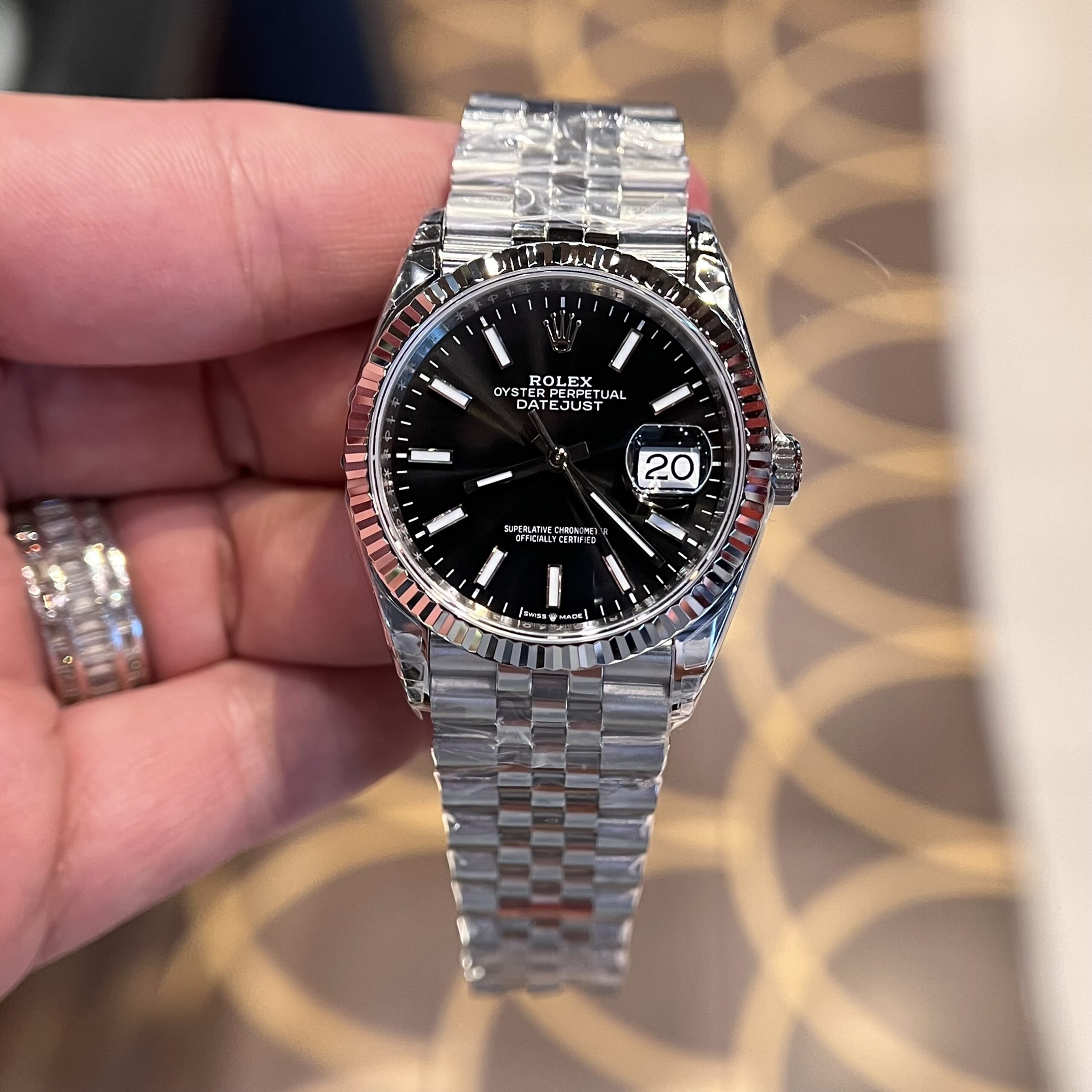 Rolex Datejust 126334 904L Steel Black Dial 36mm Jub Super Clone