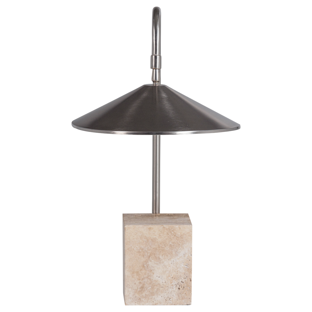 WOOOD tafellamp Korn - Metaal - Chrome - 58x56x15