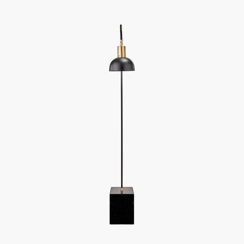 Ruma Matt Black Domed Task Floor Lamp
