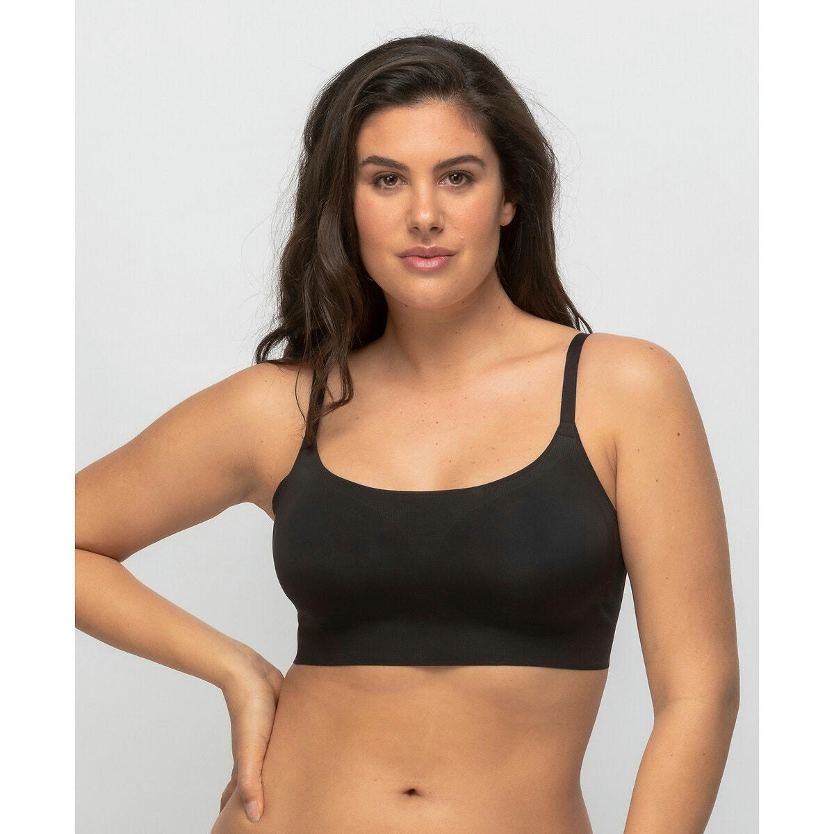 Brassière sans armatures invisible