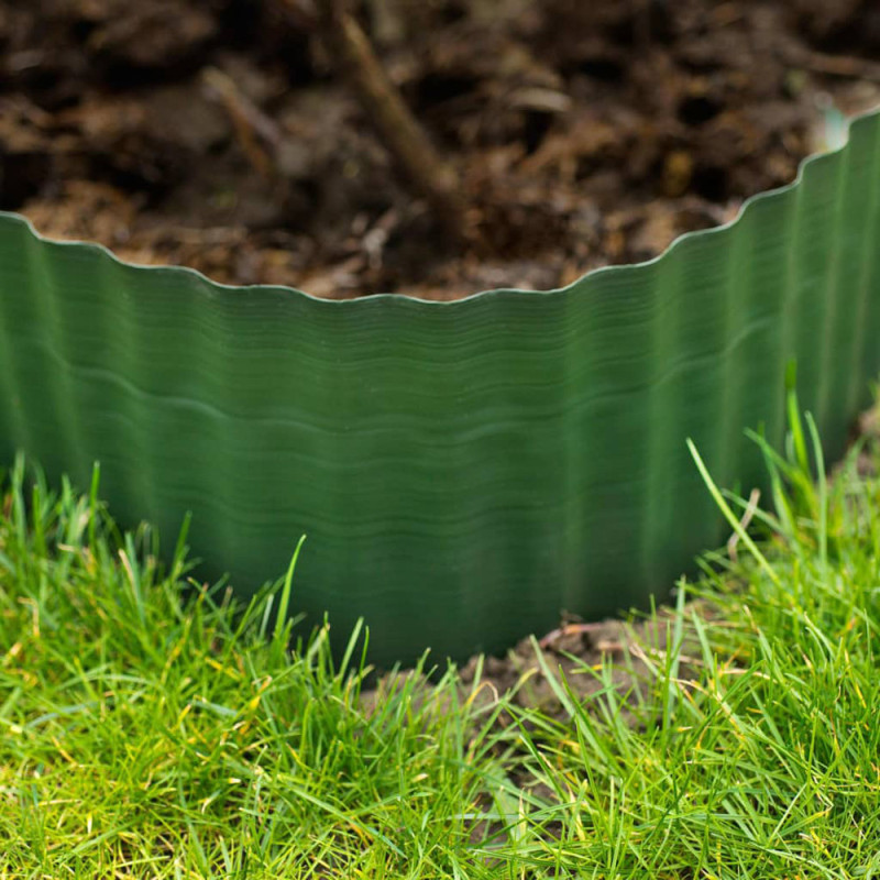 Bordure flexible verte 900 x 9 cm