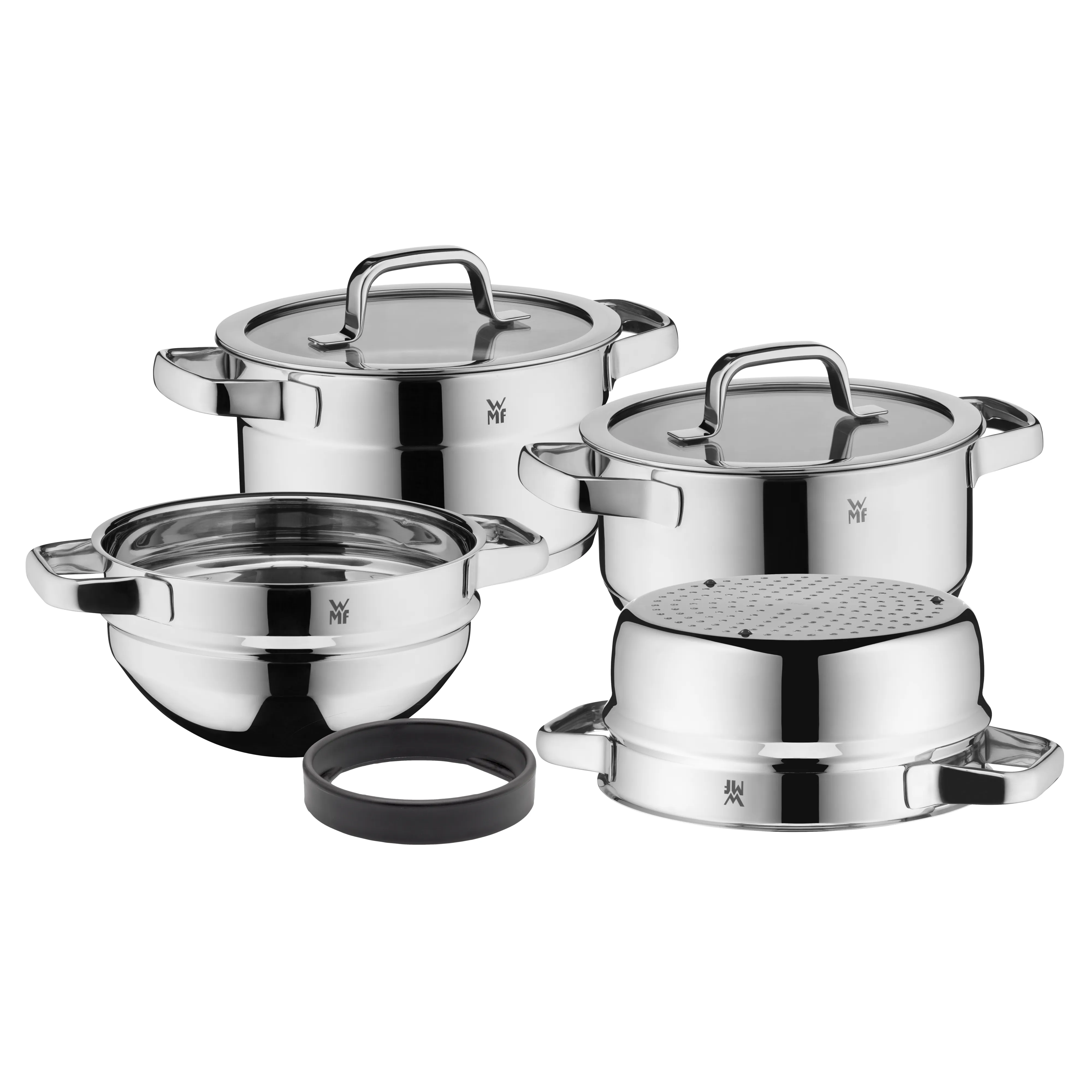 WMF Compact Cuisine Cookware Set 4-Piece stackable