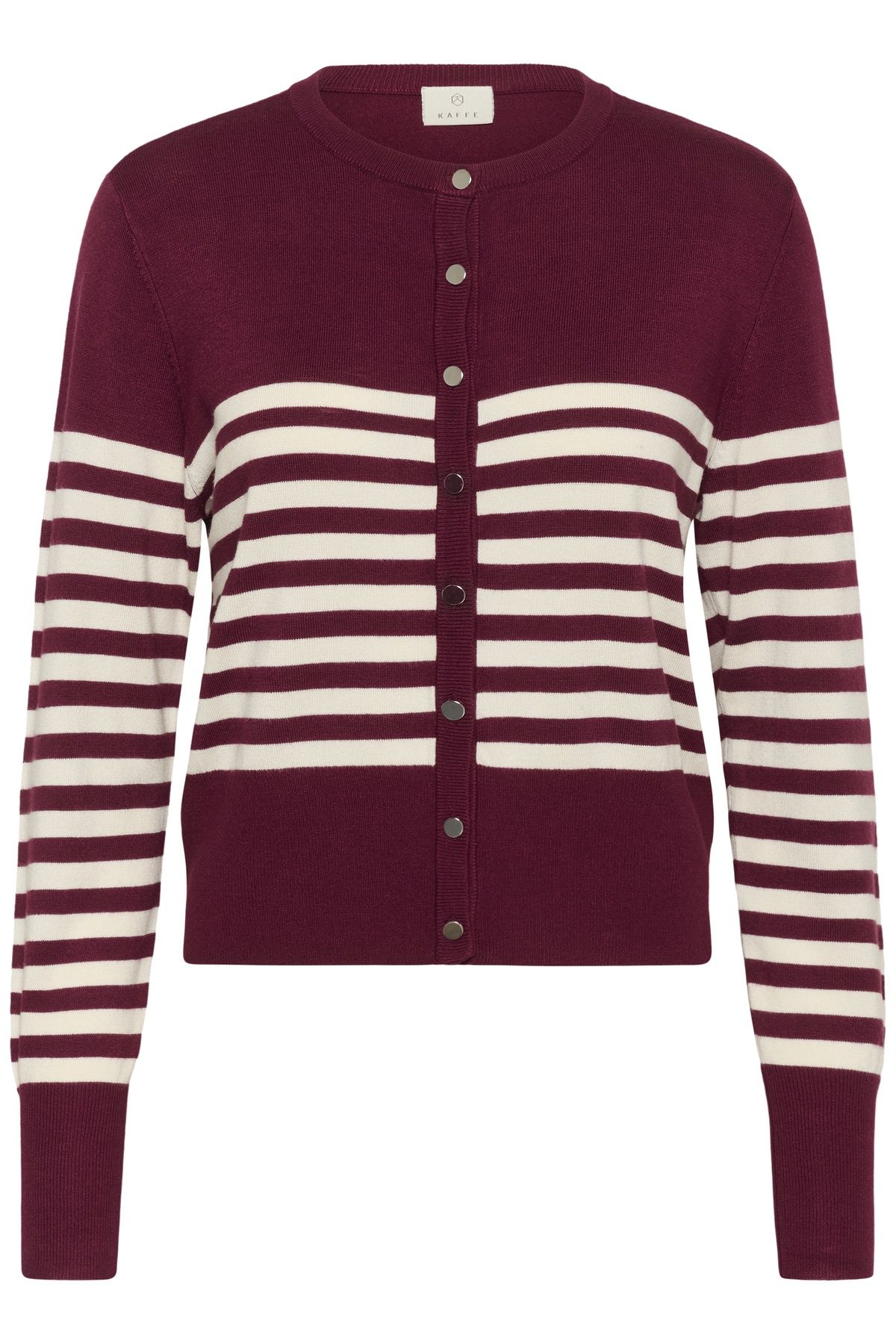 Kaffe KAlizza Striped Long Sleeve Cardigan