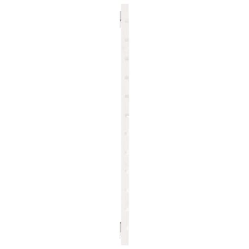 NNEVL Wall Headboard White 96x3x91.5 cm Solid Wood Pine