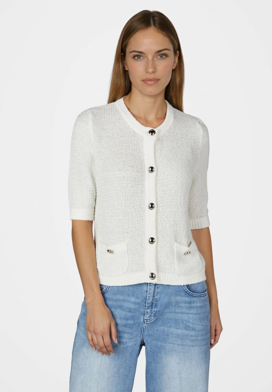 Strickjacke aus Sommer-Bouclé