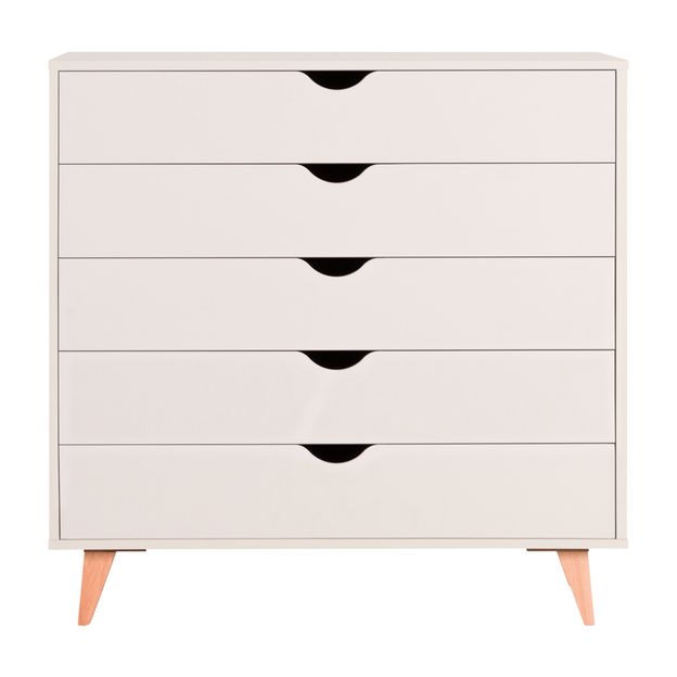 CÔMODA 5 GAVETAS 90 CM X 40 CM LIN